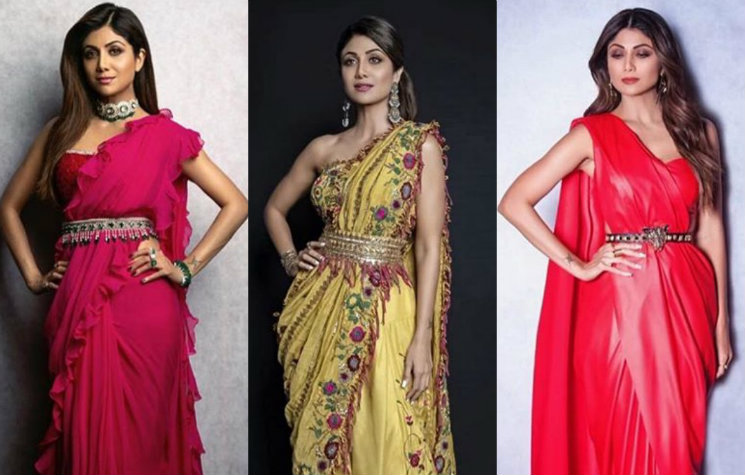 Check Out! Shilpa Shetty’s Quirky Ideas Of Styling A Saree - 1