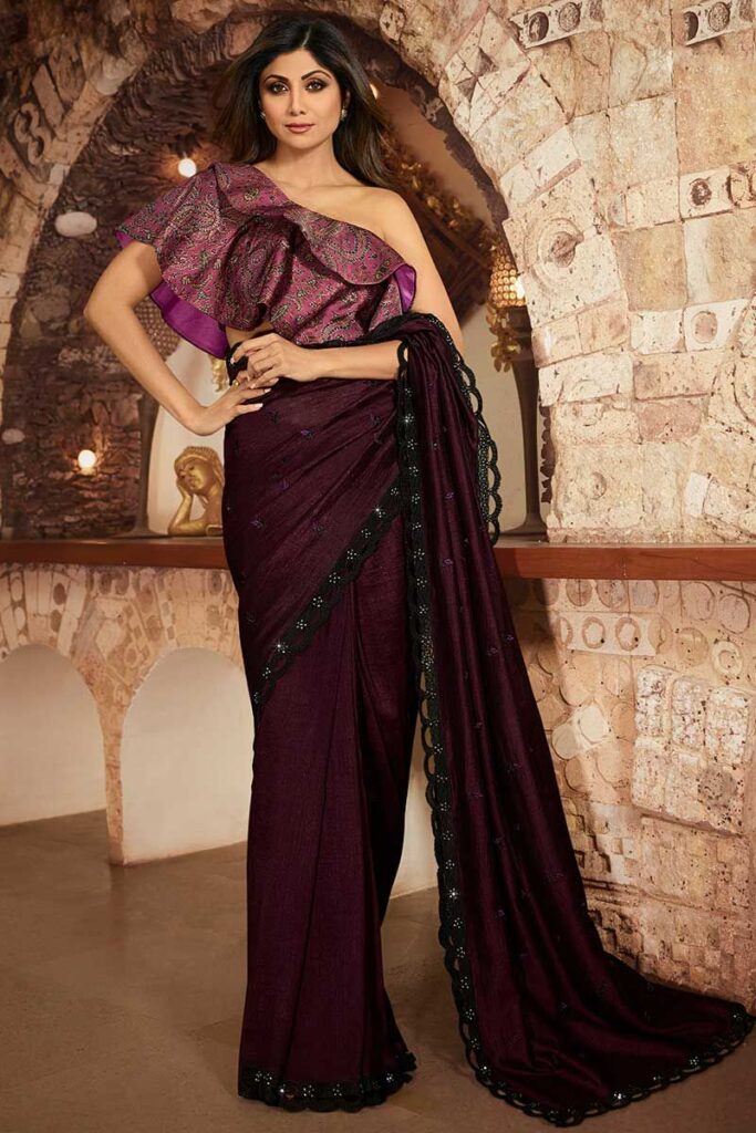 Check Out! Shilpa Shetty’s Quirky Ideas Of Styling A Saree - 5