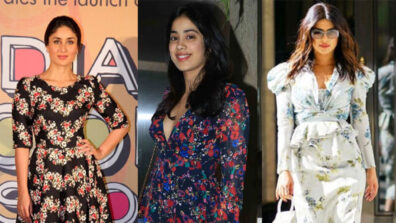 Chic And Stylish, Kareena Kapoor, Janhvi Kapoor, Priyanka Chopra Look Fab In This Floral Attire!