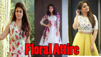 Chic And Stylish: Nayanthara, Kajal Aggarwal And Keerthy Suresh Look Fab In This Floral Attire!