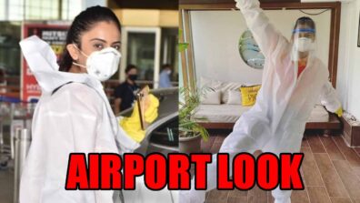 Covid 19: Celebrity airport looks are back, Rakul Preet Singh spotted in PPE suit