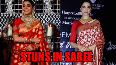 Deepika Padukone VS Anushka Sharma: Who Stuns In Sabyasachi Banarasi Saree?