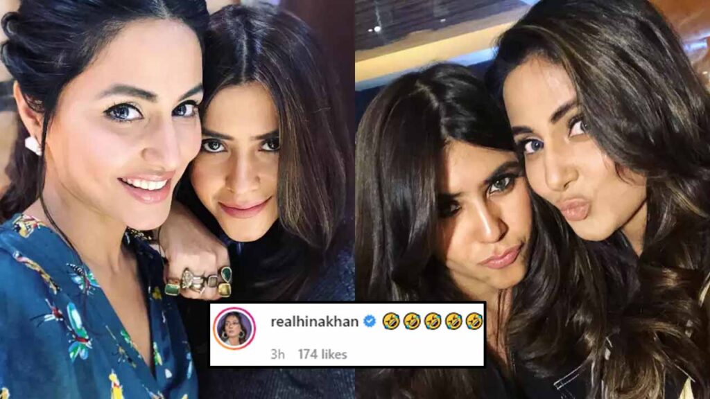 Ekta Kapoor shares post saying year 2020 is like Komolika, Hina Khan can’t stop laughing 1