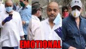 Emotional and teary-eyed Sajid at brother Wajid Khan's funeral; Aditya Pancholi seen too