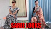 Erica Fernandes And Hina Khan In Saree Look Absolutely Ravishing!