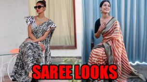 Erica Fernandes And Hina Khan In Saree Look Absolutely Ravishing!