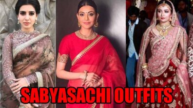 From Samantha Akkineni, Kajal Aggarwal To Radhika Pandit: Tollywood Celebrities Spotted Wearing Sabyasachi Outfits