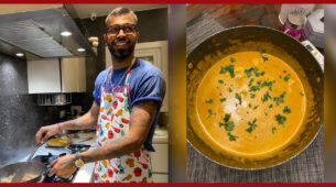 Hardik Pandya turns chef