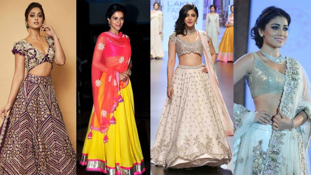 Ileana D'Cruz, Asin Thottumkal, Shruti Haasan And Shriya Saran Own Ramp In Traditional Lehenga