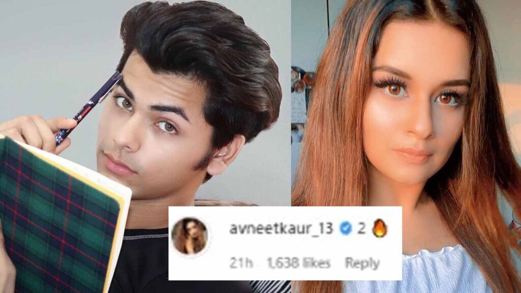 Internet on fire; Siddharth Nigam asks to rate his picture, Avneet Kaur comments with 'fire' emoji