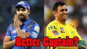 Is Rohit Sharma a better captain than MS Dhoni?