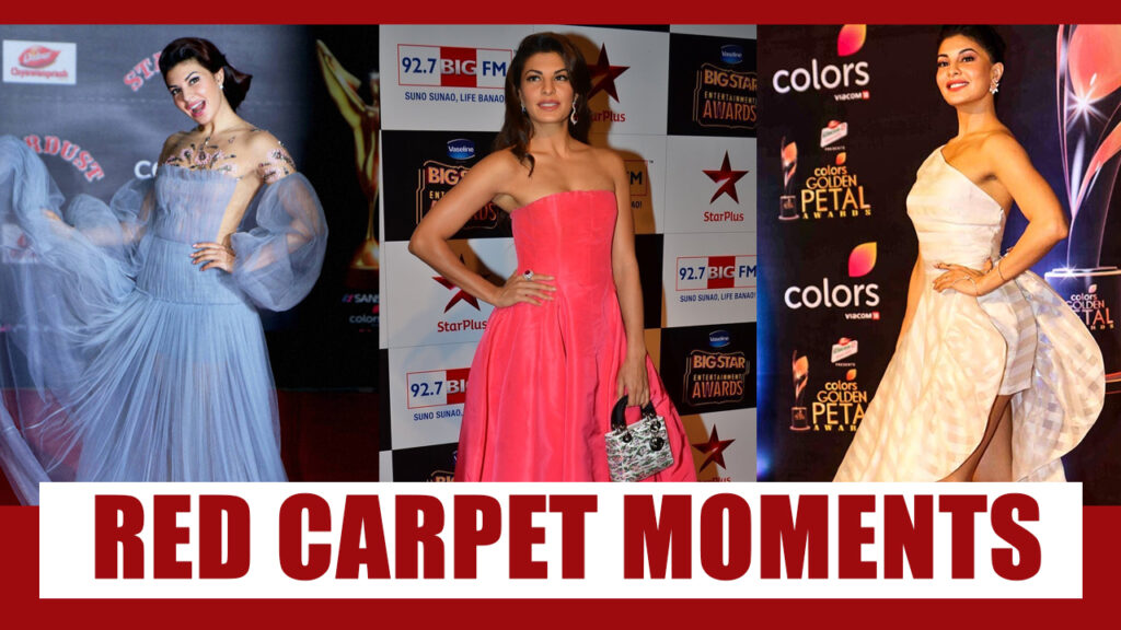 Jacqueline Fernandez Sizzling Red Carpet Gown Moments To Melt Your Hearts