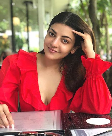 Kajal Aggarwal Sizzles In Red HOT Look! - 1