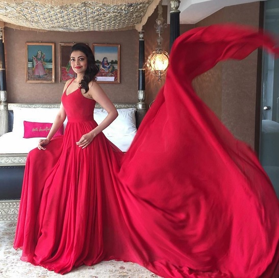 Kajal Aggarwal Sizzles In Red HOT Look! - 2