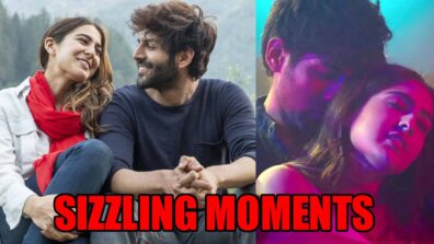 Kartik Aaryan and Sara Ali Khan sizzling moments caught on camera