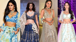 Katrina Kaif, Disha Patani, Kiara Advani, Nora Fatehi: Stylish Lehenga Dupatta Draping Styles For You To Pick From