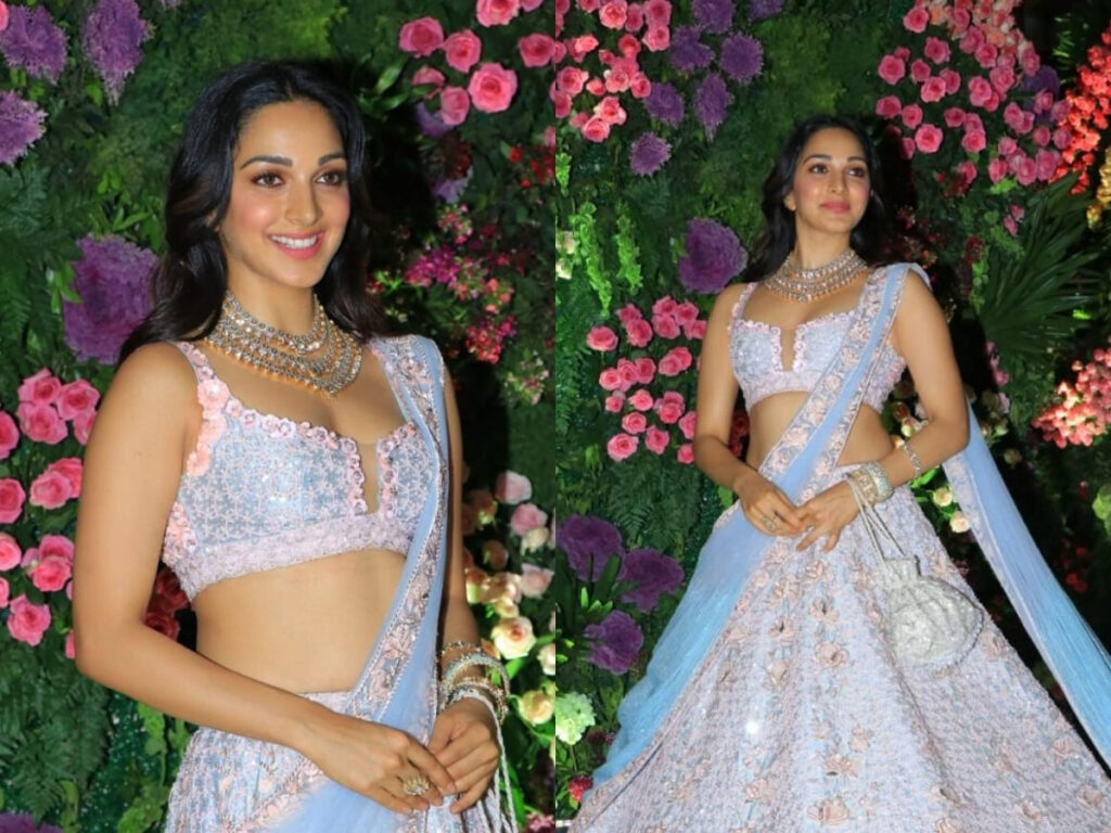 Katrina Kaif, Disha Patani, Kiara Advani, Nora Fatehi: Stylish Lehenga Dupatta Draping Styles For You To Pick From - 4