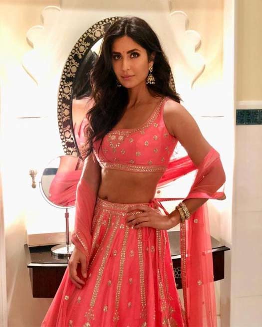 Katrina Kaif, Disha Patani, Kiara Advani, Nora Fatehi: Stylish Lehenga Dupatta Draping Styles For You To Pick From - 0