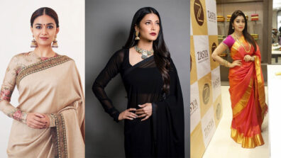 Keerthy Suresh, Shruti Haasan, And Shriya Saran Pulled Off Saree Look Effortlessly; Take A Look