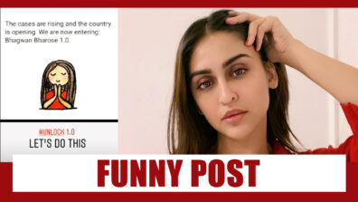 Krystle D’Souza shares funny post on lockdown opening, says ‘Bhagwan Bharose’