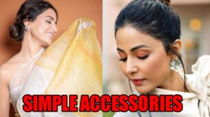 Love to wear accessories? Keep it simple like Hina Khan
