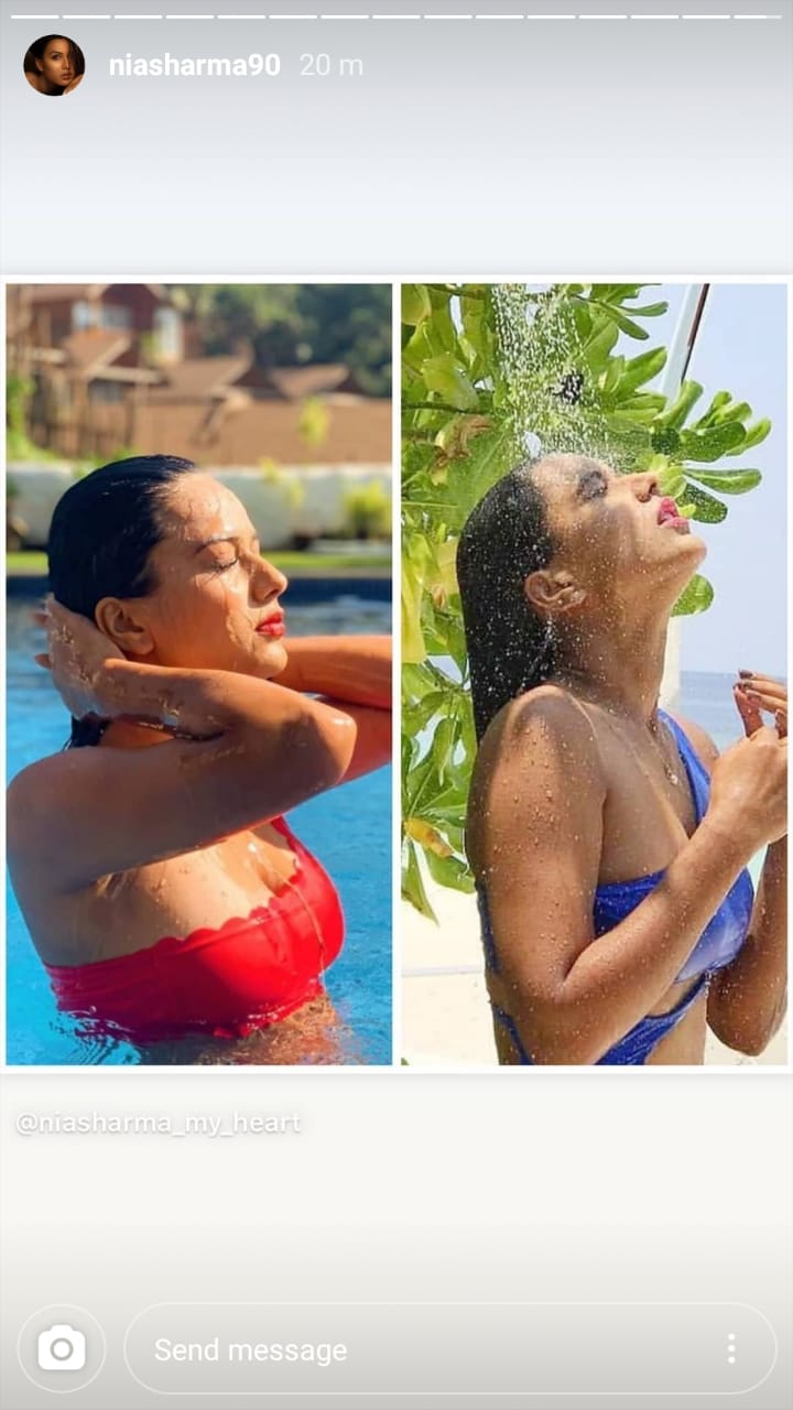 Naagin fame Nia Sharma shares wet and hot shower pictures 1