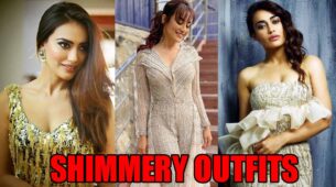 Naagin fame Surbhi Jyoti wows in these shimmery outfits