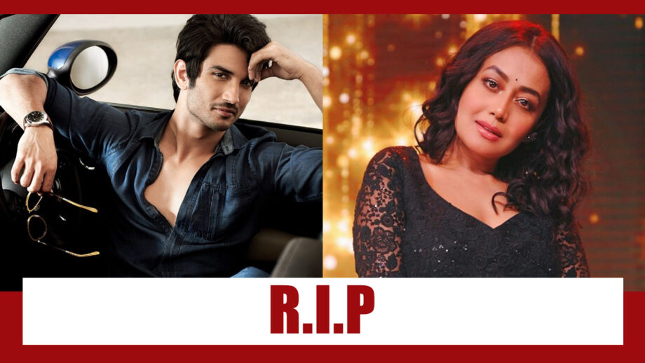 Neha Kakkar mourns the death of Sushant Singh Rajput