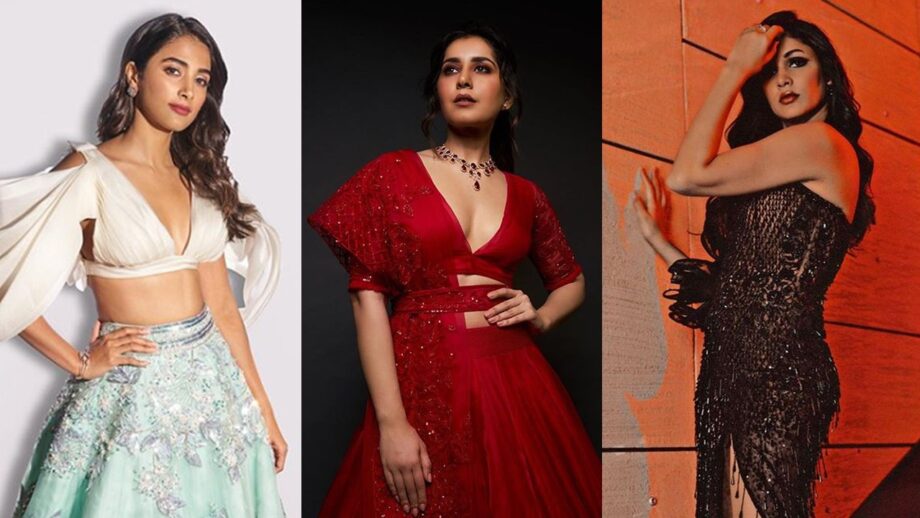 Pooja Hegde, Lavanya Tripathi, Raashi Khanna In Manish Malhotra Collection, See Pics