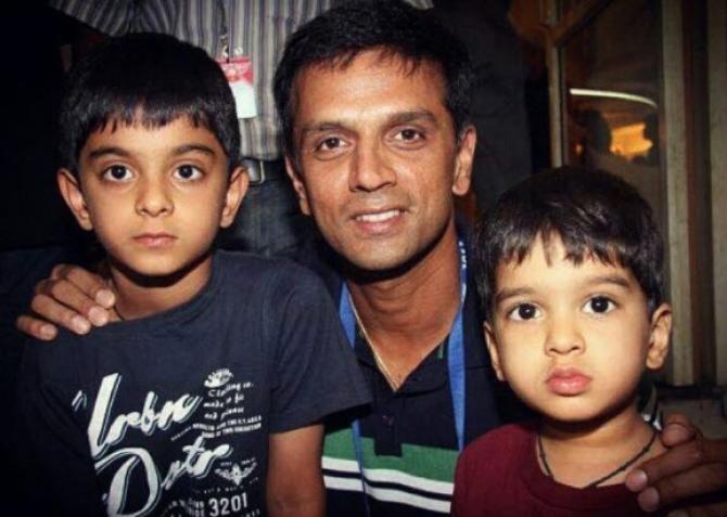 Rahul Dravid and his real life family - 1