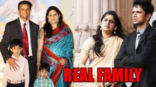 Rahul Dravid and his real life family