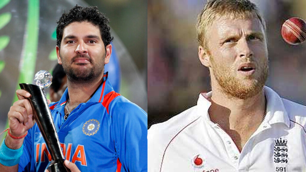 Revisiting the on-field rivalry between Yuvraj Singh and Andrew Flintoff 1