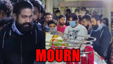 RIP: Yash attends Chiranjeevi Sarja’s funeral, fans mourn with him as pictures go viral