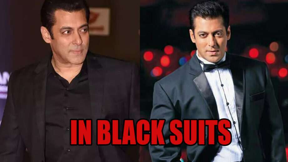 Salman Khan And His Best Looks In Black Suit