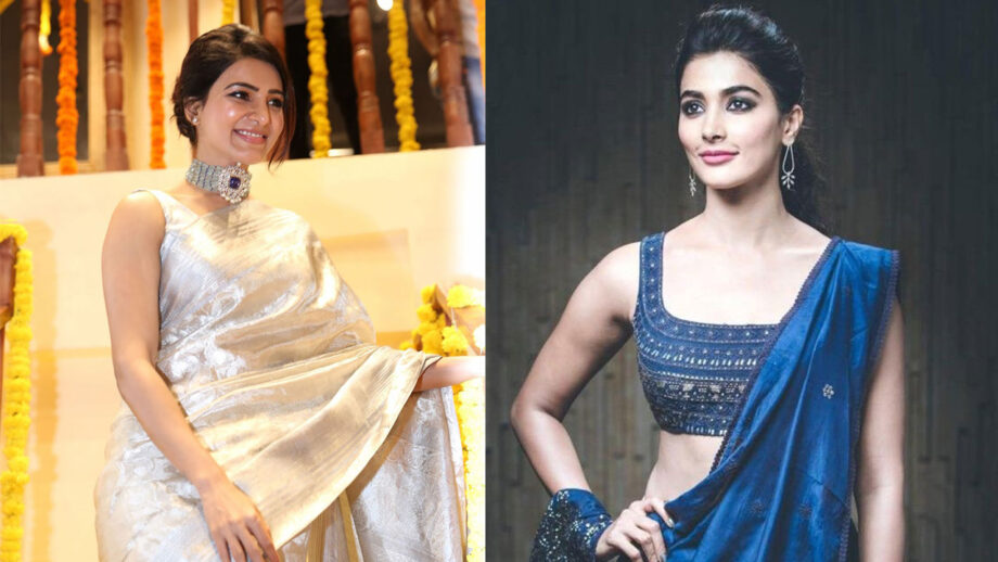 Samantha Akkineni And Pooja Hegde's Saree Looks That Gave Us Saree-Not-Sorry Goals 6