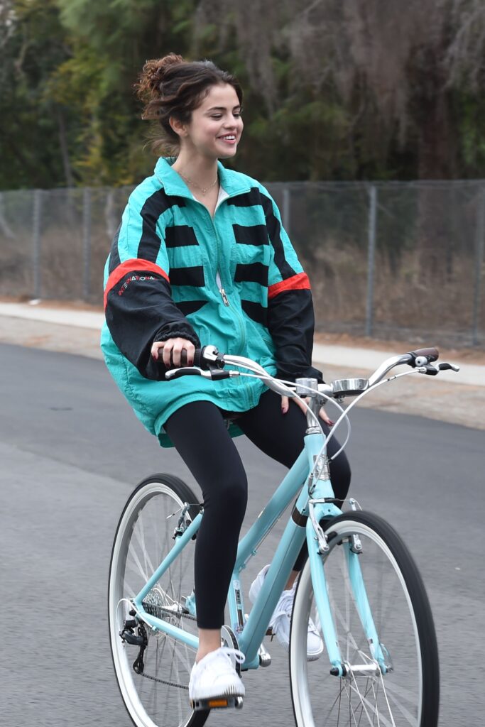 Selena Gomez and her different biking looks - 1