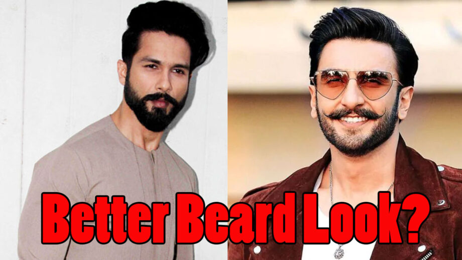 Shahid Kapoor VS Ranveer Singh: Who looks better with a beard?