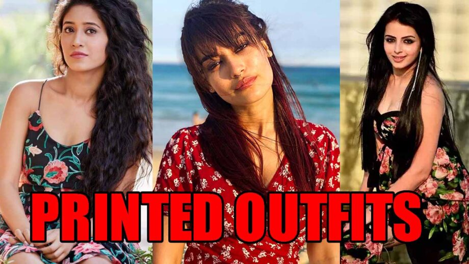 Shivangi Joshi, Surbhi Jyoti and Shrenu Parikh in printed outfits make trendy and sassy style statement