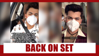 Siddharth Nigam is BACK on the set of Aladdin Naam Toh Suna Hoga