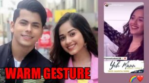 Siddharth Nigam shows warm gesture for Jannat Zubair, Jannat thanks with a heart
