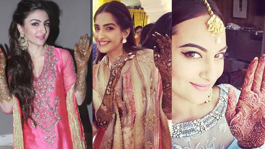 Soha Ali Khan, Sonam Kapoor Ahuja, Sonakshi Sinha: Bollywood Actresses And Their Mehendi Designs That You Can Try This Festive Season