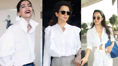 Sonam Kapoor, Kangana Ranaut and Kiara Advani: Who Knows Best To Style In White Shirt