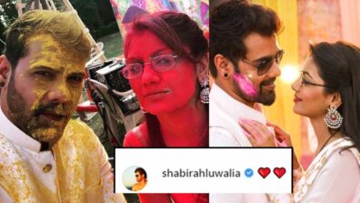 Sriti Jha shares picture from Kumkum Bhagya set, co-star Shabir Ahluwalia posts hearts