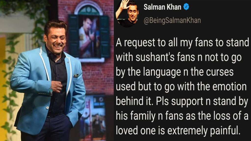 Support Sushant's family and fans, ignore curses, go by emotions, personal loss is painful: Tweets Salman Khan setting internet on fire 2