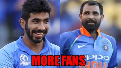 Jasprit Bumrah VS Mohammed Shami: Who has more fans?