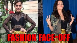 Taapsee Pannu VS Alia Bhatt In Metallic Gold Accord Pleated Skirt; Who Wore It Better?