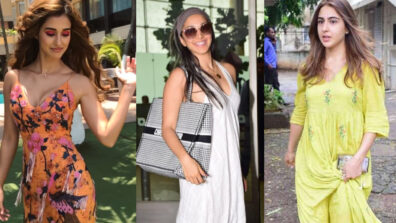 Take cues from Disha Patani, Kiara Advani And Sara Ali Khan to style your maxi dress better; see pics.