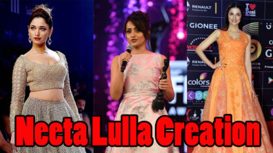 Tamannah Bhatia, Trisha Krishnan, Divya Khosla Kumar In Neeta Lulla’s creations