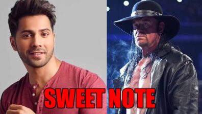 ‘This man the Undertaker has been part of my dreams and nightmares,’ Varun Dhawan pens a note for Undertaker