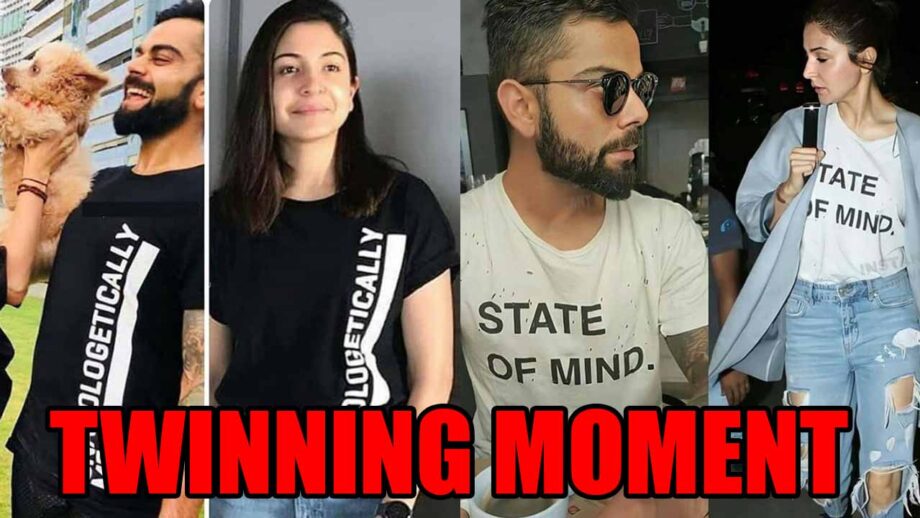 Twinning In Fashion: Virat Kohli And Anushka Sharma's Twinning Style Moment!